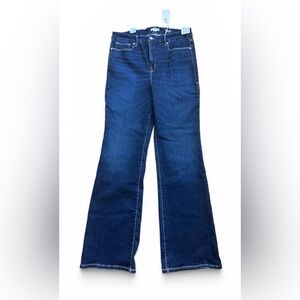 Good American Good Classic Slim Bootcut Jeans High Rise Dark Wash Size 18 Plus